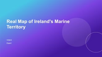 Real Map Of Irelands Marine Territory PPT Demonstration AT
