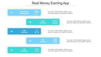 Real Money Earning App Ppt Powerpoint Presentation Show Good Cpb