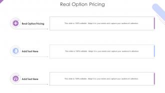 Real Option Pricing In Powerpoint And Google Slides Cpb