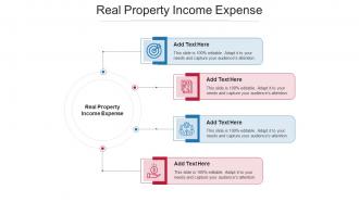 Real Property Income Expense Ppt PowerPoint Presentation Pictures Portfolio Cpb