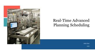 Real Time Advanced Planning Scheduling PPT Outline AT