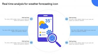 Real Time Analysis For Weather Forecasting Icon