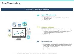 Real time analytics ppt powerpoint presentation file brochure