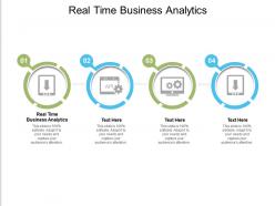 Real time business analytics ppt powerpoint presentation professional graphics cpb