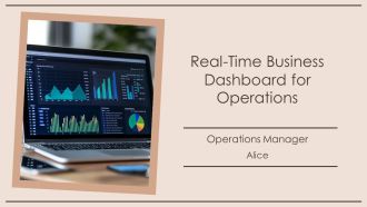 Real Time Business Dashboard For Operations PPT Outline AT