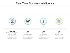 Real time business intelligence ppt powerpoint presentation gallery files cpb
