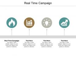 Real time campaign ppt powerpoint presentation ideas background designs cpb
