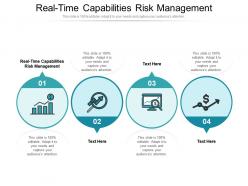 Real time capabilities risk management ppt powerpoint presentation ideas deck cpb