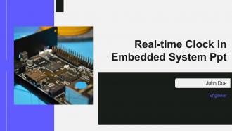 Real Time Clock In Embedded System PPT Example ACP