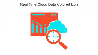 Real Time Cloud Data Colored Icon In Powerpoint Pptx Png And Editable Eps Format