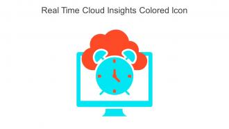 Real Time Cloud Insights Colored Icon In Powerpoint Pptx Png And Editable Eps Format