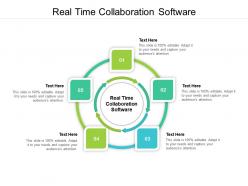 Real time collaboration software ppt powerpoint presentation inspiration design templates cpb