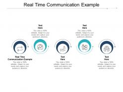 Real time communication example ppt powerpoint presentation pictures vector cpb