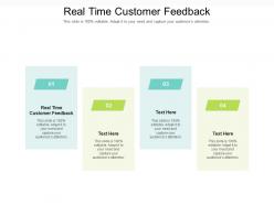 Real time customer feedback ppt powerpoint presentation show example cpb