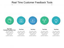 Real time customer feedback tools ppt powerpoint presentation outline cpb