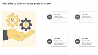 Real Time Customer Service Procedure Icon