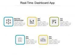 Real time dashboard app ppt powerpoint presentation outline influencers cpb