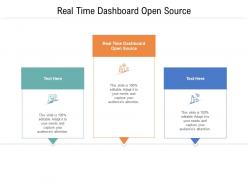 Real time dashboard open source ppt powerpoint presentation file graphics pictures cpb