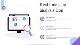 Real Time Data Analysis Icon