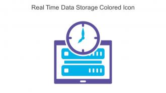 Real Time Data Storage Colored Icon In Powerpoint Pptx Png And Editable Eps Format