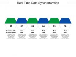 Real time data synchronization ppt powerpoint presentation outline clipart cpb