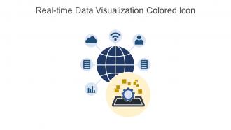 Real Time Data Visualization Colored Icon In Powerpoint Pptx Png And Editable Eps Format