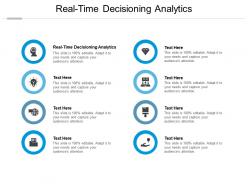 Real time decisioning analytics ppt powerpoint presentation inspiration graphics tutorials cpb