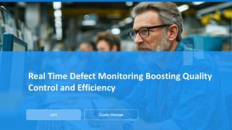 Real Time Defect Monitoring Boosting Quality Control And Efficiency PPT Structure ACP