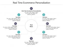 Real time ecommerce personalization ppt powerpoint presentation model cpb