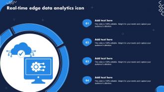 Real Time Edge Data Analytics Icon