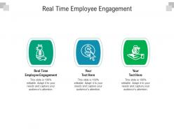 Real time employee engagement ppt powerpoint presentation slides background image cpb