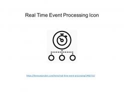 Real time event processing icon