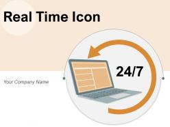 Real Time Icon Business Analytics Dashboard Processing Operation Monitoring Location