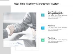 Real time inventory management system ppt powerpoint presentation gallery cpb