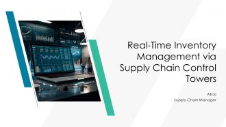 Real Time Inventory Management Via Supply Chain Control Towers PPT Information AT