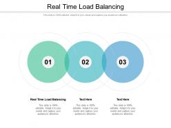 Real time load balancing ppt powerpoint presentation outline background designs cpb