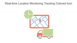 Real Time Location Monitoring Tracking Colored Icon In Powerpoint Pptx Png And Editable Eps Format