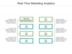 Real time marketing analytics ppt powerpoint presentation icon skills cpb