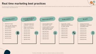 Real Time Marketing Best Practices Effective Real Time Marketing Guidelines MKT SS V
