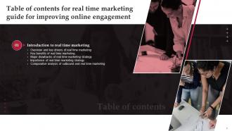 Real Time Marketing Guide For Improving Online Engagement MKT CD Professional Colorful