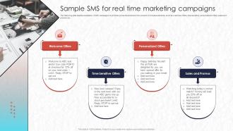 Real Time Marketing Sample Sms For Real Time Marketing Campaigns Mkt Ss V