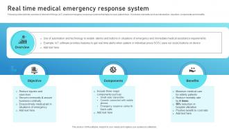 Real Time Medical Emergency Response System Guide To Networks For IoT Healthcare IoT SS V