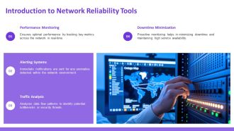 Real Time Monitoring Tools For Network Reliability PPT Presentation AT Aesthatic Image
