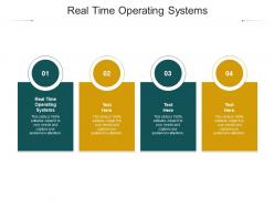 Real time operating systems ppt powerpoint presentation infographics tips cpb