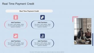 Real Time Payment Credit In Powerpoint And Google Slides Cpb