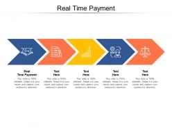 Real time payment ppt powerpoint presentation styles example cpb