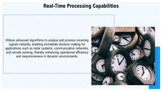 Real Time Processing Capabilities Monopulse PPT Sample ST AI SS