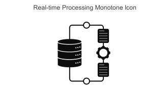 Real Time Processing Monotone Icon In Powerpoint Pptx Png And Editable Eps Format