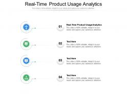 Real time product usage analytics ppt powerpoint presentation visual aids example 2015 cpb