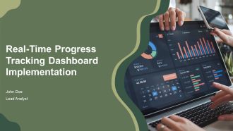 Real Time Progress Tracking Dashboard Implementation PPT Information AT